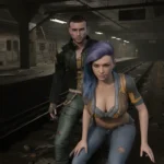 Capa oficial da atualização V.0.37 do jogo Nautilus 20, destacando os novos recursos do mod e as personagens principais.