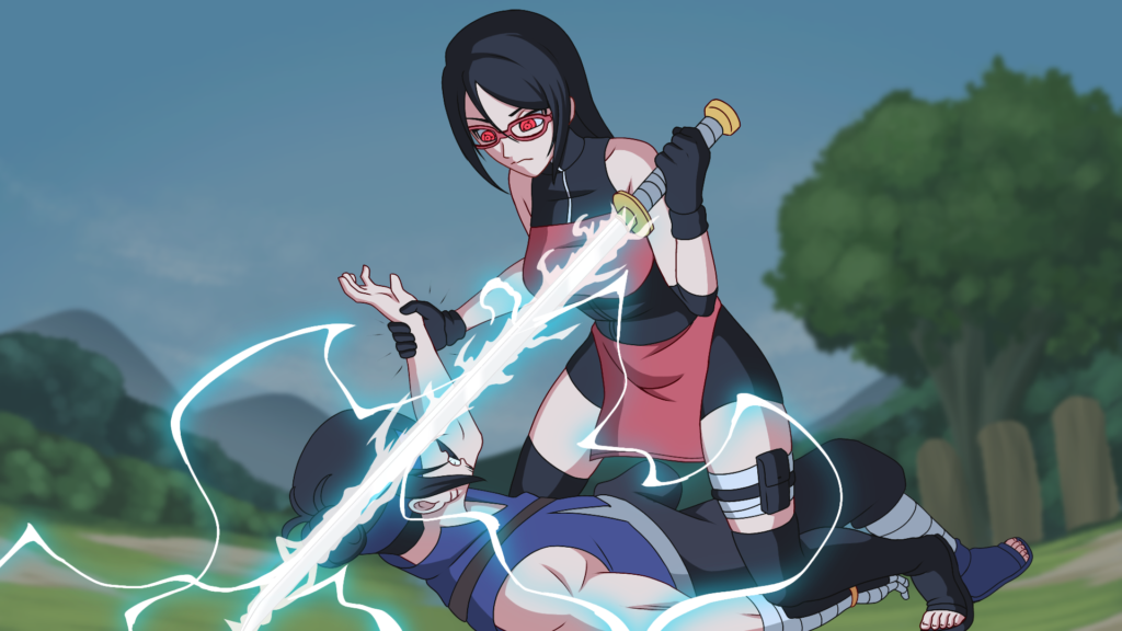 Cena de combate RPG contra o inimigo Zubon, mostrando a interface de batalha do jogo.