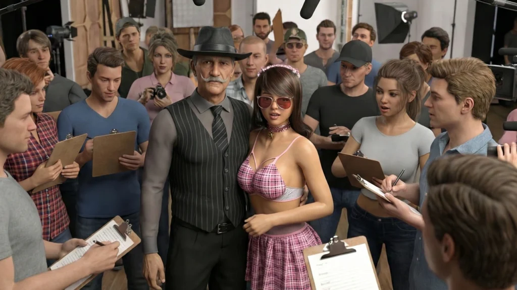 Spoiler visual da nova atualização (Capítulo 12) de Priscila Secret, revelando novos personagens ou locações.